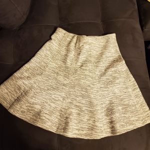 Ann Taylor Loft Tweed flippy skirt size xs